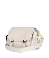 COCCINELLE CAMPUS Mini sac bandouli&egrave;re, en cuir blanc - Sacs pour Femme - 2