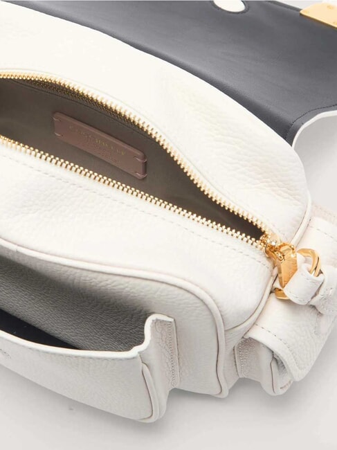 CAMPUS Mini sac bandouli&egrave;re, en cuir blanc - Sacs pour Femme
