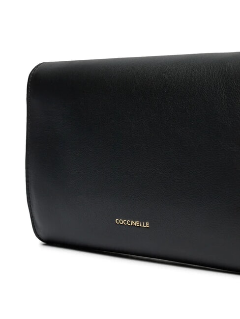 MAGIE 2NITE Pochette en cuir avec bandouli&egrave;re en cha&icirc;ne Noir - Sacs pour Femme