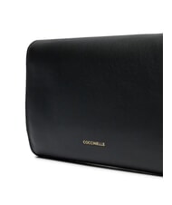 COCCINELLE CAMPIONARIO - MAGIE 2NITE Pochette en cuir avec bandouli&egrave;re en cha&icirc;ne Noir - Sacs pour Femme - 2