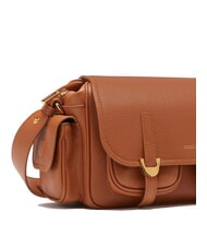 COCCINELLE CAMPUS Sac bandouli&egrave;re en cuir martel&eacute; CUIR - Sacs pour Femme - 3