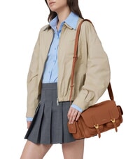 COCCINELLE CAMPUS Sac bandouli&egrave;re en cuir martel&eacute; CUIR - Sacs pour Femme - 4