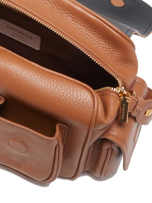 CAMPUS Sac bandouli&egrave;re en cuir martel&eacute; CUIR - Sacs pour Femme