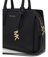 MICHAEL KORS LAILA Sac &agrave; main en cuir avec bandouli&egrave;re noir - Sacs pour Femme - 3