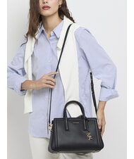 MICHAEL KORS LAILA Sac &agrave; main en cuir avec bandouli&egrave;re noir - Sacs pour Femme - 6