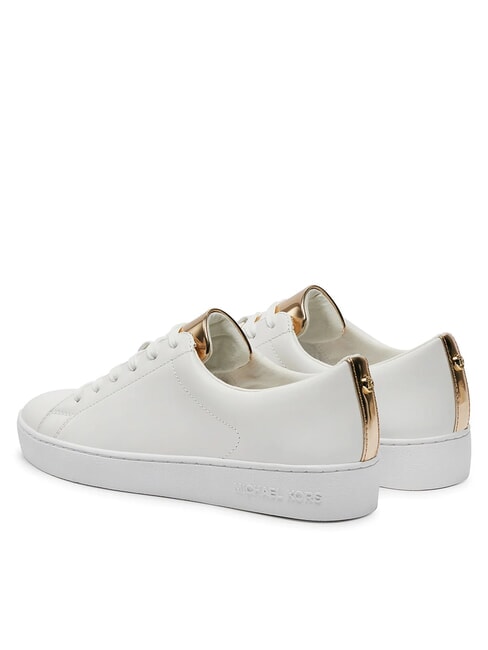 KEATON Baskets en cuir or p&acirc;le - Chaussures Femme