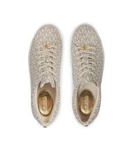 MICHAEL KORS KEATON Baskets imprim&eacute;es avec logo int&eacute;gral vanille - Chaussures Femme - 4