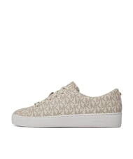 MICHAEL KORS KEATON Baskets imprim&eacute;es avec logo int&eacute;gral vanille - Chaussures Femme - 5