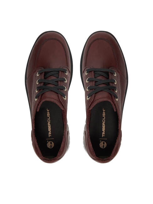 CAMBRUA VALLEY chaussures en cuir bordeaux pleine fleur - Chaussures Femme