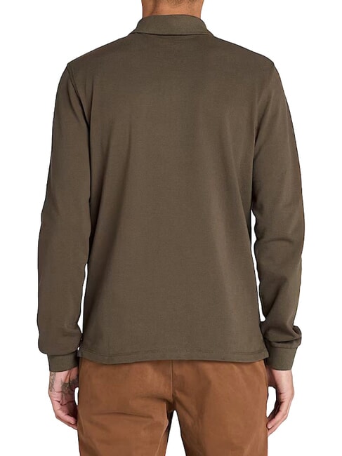 MILLERS RIVER Polo &agrave; manches longues feuille de vigne - chemise polo