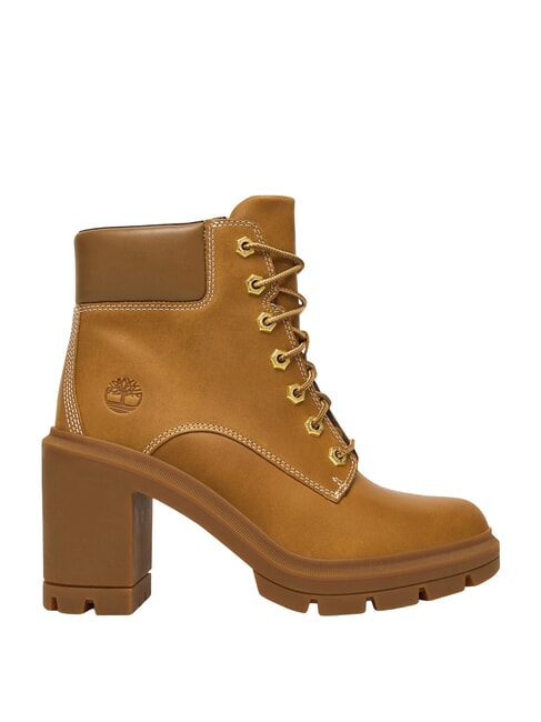 ALLINGTON bottines en cuir bl&eacute; complet - Chaussures Femme