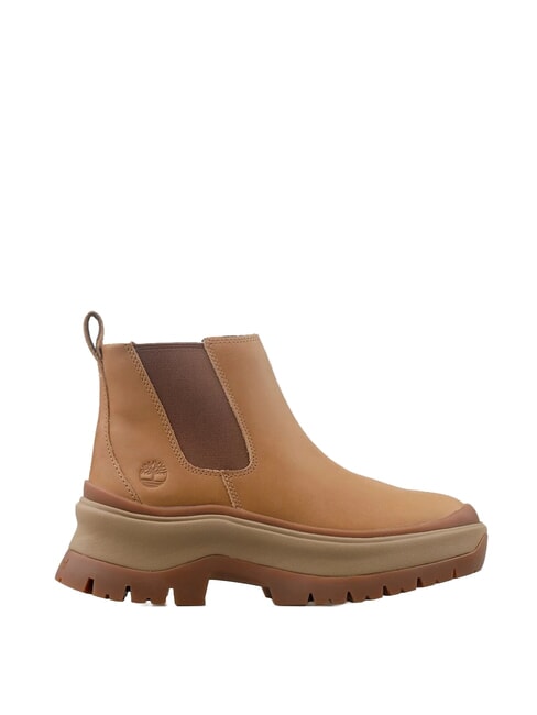 ROXIE LANE  Bottines en cuir pleine fleur brun moyen - Chaussures Femme