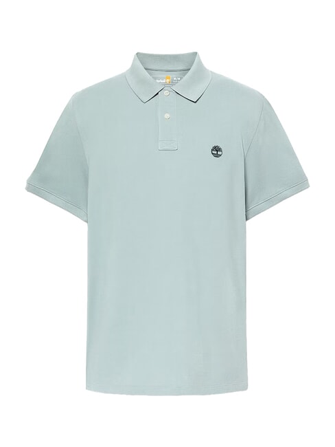 MILLERS RIVER polo en coton bleu argent&eacute; - chemise polo