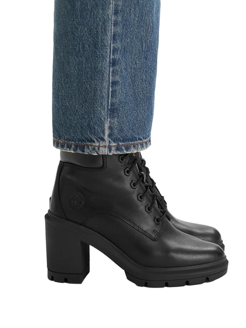 ALLINGTON bottines hautes en cuir Jetblack - Chaussures Femme