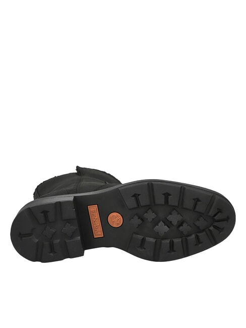 BRIMFIELD bottines en cuir noir pleine fleur - Chaussures Femme