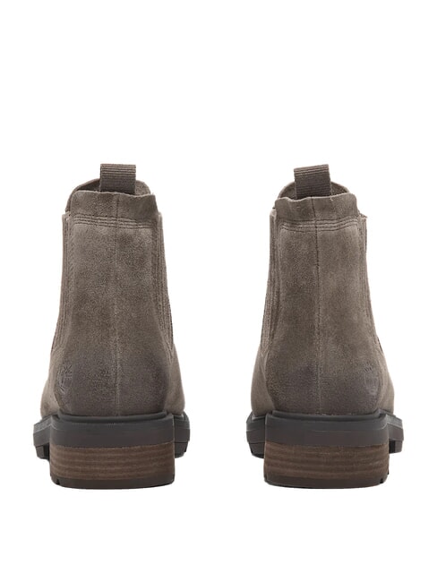 BRIMFIELD bottines basses en cuir daim marron moyen - Chaussures Femme