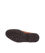 TIMBERLAND BRIMFIELD bottines basses en cuir brun moyen f grain avec brun fonc&eacute; - Chaussures Femme - 6