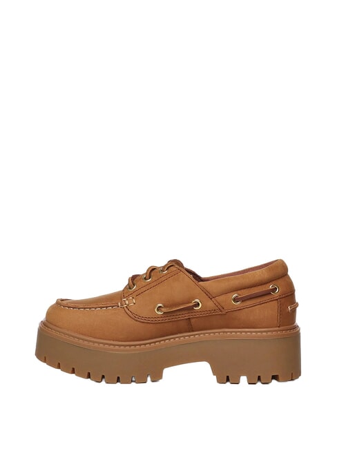 STONE STREET chaussures en cuir nubuck rouille - Chaussures Femme