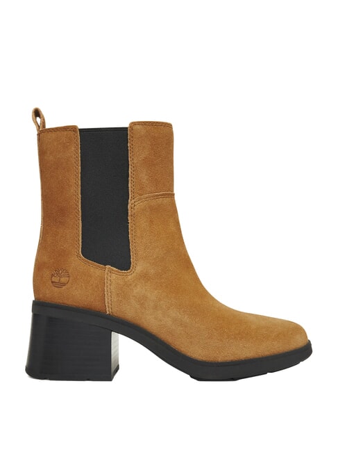 BELLEVAUX Bottines daim marron moyen - Chaussures Femme