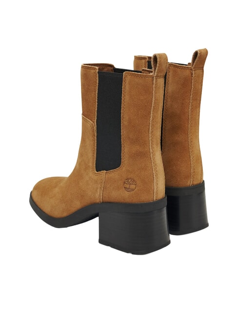 BELLEVAUX Bottines daim marron moyen - Chaussures Femme