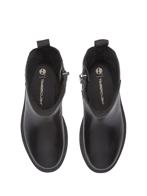 CAMBRIA VALLEY Bottes en cuir noir pleine fleur - Chaussures Femme