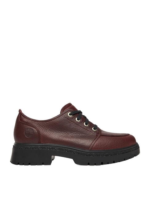CAMBRUA VALLEY chaussures en cuir bordeaux pleine fleur - Chaussures Femme