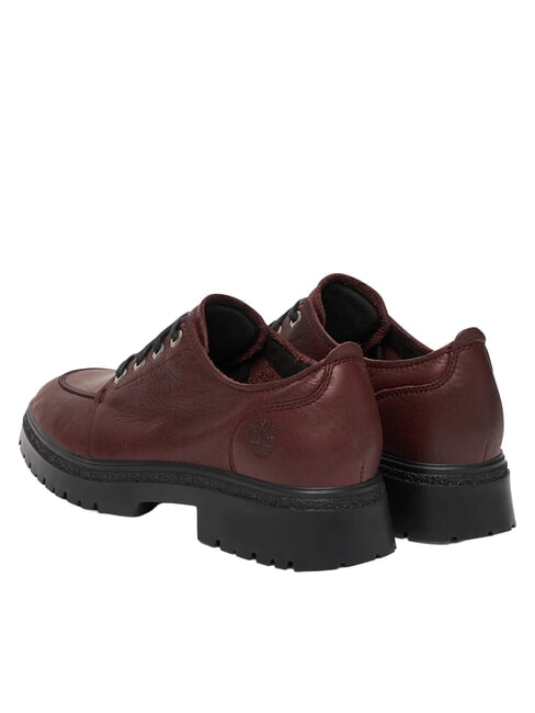 CAMBRUA VALLEY chaussures en cuir bordeaux pleine fleur - Chaussures Femme