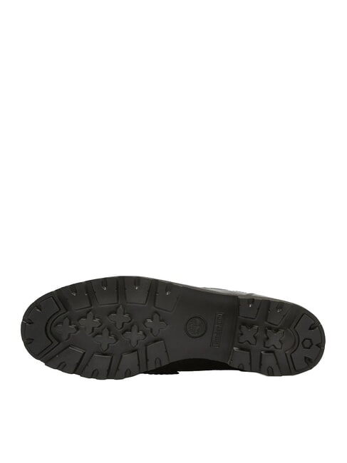 NOREEN mocassins en cuir noir pleine fleur - Chaussures Femme