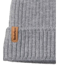 TIMBERLAND RIB KNIT Chapeau &agrave; revers gris moyen chin&eacute; - Bonnets - 2