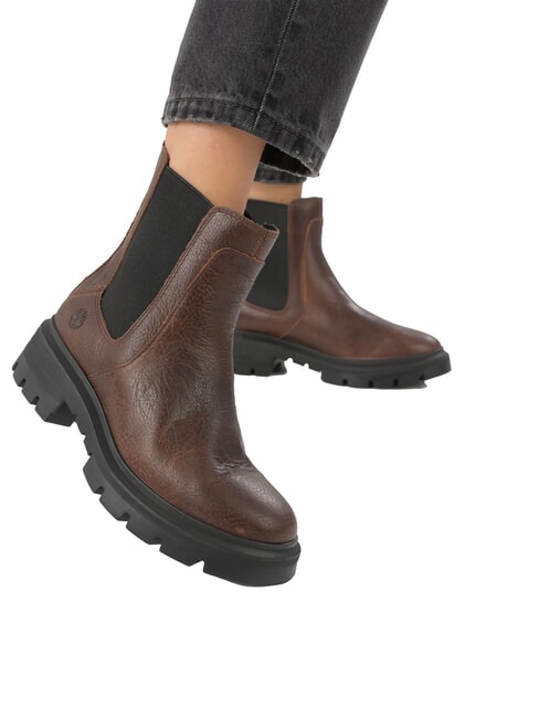 CORTINA VALLEY bottines en cuir terreau - Chaussures Femme