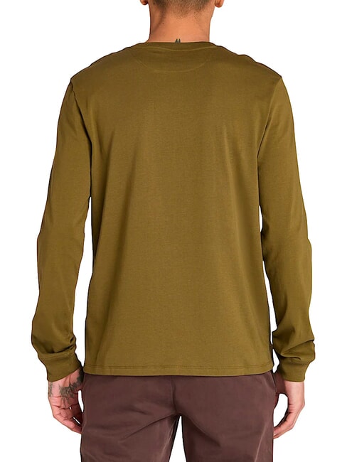 LS DNSTN RV CREW Pull coupe slim sombreolive - T-shirt