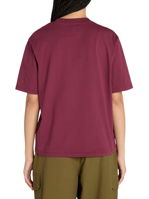 STACK LOGO  T-shirt en coton Bourgogne - T-shirt