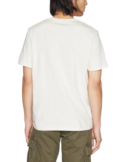 SMALL LINEAR T-shirt en coton mill&eacute;sime blanc - T-shirt