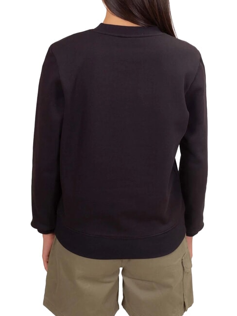 EXETER RIVER BRUSHED  Sweat-shirt en coton m&eacute;lang&eacute; NOIR - Sweat-shirts pour femmes