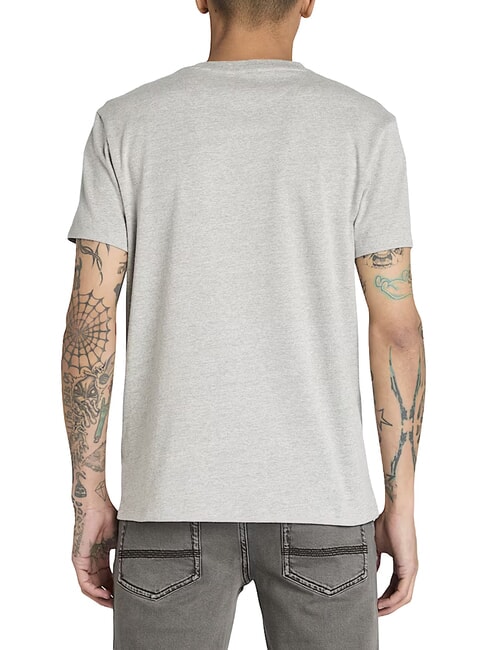 DUNSTAN RIVER T-shirt en coton gris moyen chin&eacute; - T-shirt