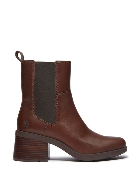 BELLEVAUX Bottines pleine fleur marron fonc&eacute; - Chaussures Femme