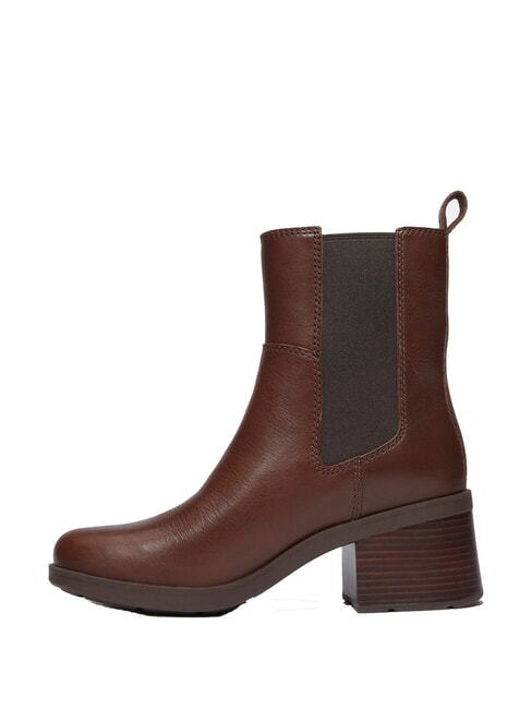 BELLEVAUX Bottines pleine fleur marron fonc&eacute; - Chaussures Femme