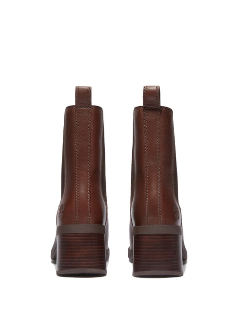 BELLEVAUX Bottines pleine fleur marron fonc&eacute; - Chaussures Femme