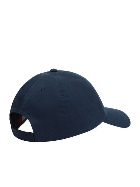 TJM LINEAR LOGO Chapeau avec visi&egrave;re marine nuit noire - Bonnets