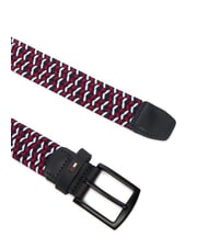TOMMY HILFIGER DENTON ceinture &eacute;lastique tress&eacute;e ciel - Ceintures - 3