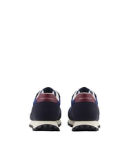 ARMANI EXCHANGE DROP MICROSUEDE Baskets avec logo contrast&eacute; marine fonc&eacute; + bleu marine + grenade - Chaussures Homme - 3