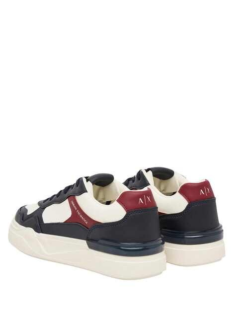 A|X Baskets pour hommes blanc cass&eacute; + bleu marine fonc&eacute; - Chaussures Homme