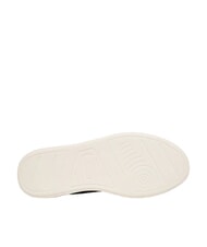 ARMANI EXCHANGE A|X Baskets pour hommes blanc cass&eacute; + bleu marine fonc&eacute; - Chaussures Homme - 5