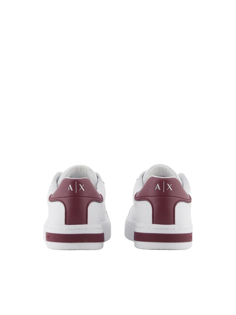 A|X Baskets en cuir blanc optique + rainure - Chaussures Femme