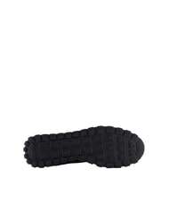 ARMANI EXCHANGE DROP MICROSUEDE Baskets avec logo contrast&eacute; bleu marine fonc&eacute; + gris + chim&egrave;re - Chaussures Homme - 5