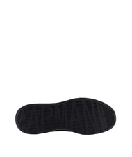 ARMANI EXCHANGE DUSSELDORF Baskets Homme Gris mouette fonc&eacute; + bois flott&eacute; + noir - Chaussures Homme - 5