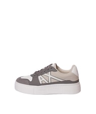 ARMANI EXCHANGE AX LOGO Baskets &agrave; plateforme bar brun + sable - Chaussures Femme - 2