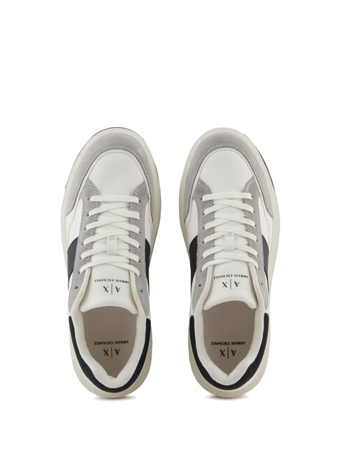 A|X Baskets blanc cass&eacute; + noir - Chaussures Homme