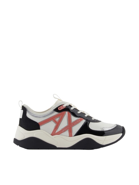 A|X Baskets &eacute;paisses pop noire et p&eacute;tale - Chaussures Femme