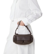 ARMANI EXCHANGE RACHEL Sac bandouli&egrave;re avec poches fudge chaud - Sacs pour Femme - 5